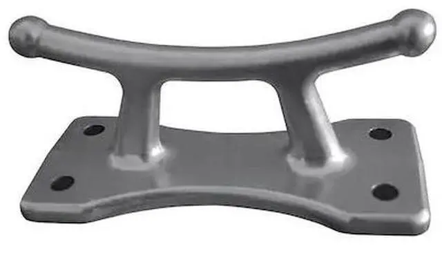 Alt view image 6 of 6 - Dock Edge Classic Cleat - Aluminum Polished - 6-1/2" - 2506P-F