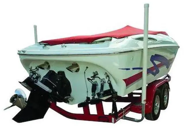 Alt view image 6 of 6 - C.E. Smith 60" Post Boat Guide-On w/U-Bolt Mounting Brackets & Unlighted Posts