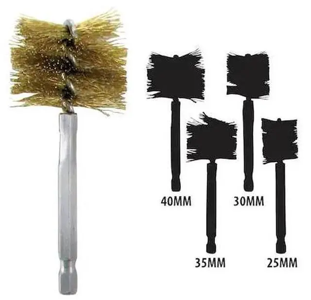 Alt view image 8 of 8 - 25mm-40mm Brass Bore Brush Set