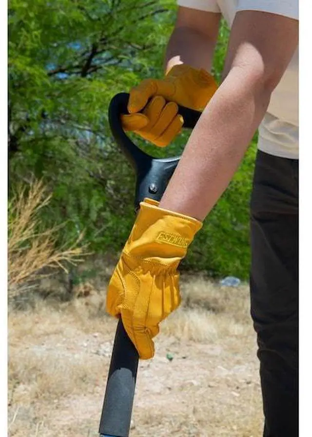 Alt view image 3 of 3 - ESTWING EWLD0812 Leather Drivers Gloves, Buffalo Leather, Elastic Cuff, Russet