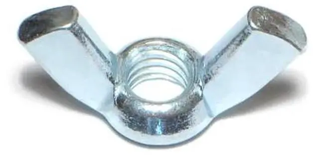 Main image of MIDWEST FASTENER 71751 Wing Nut, 7/16"-14, Steel, Zinc Plated, 10 PK