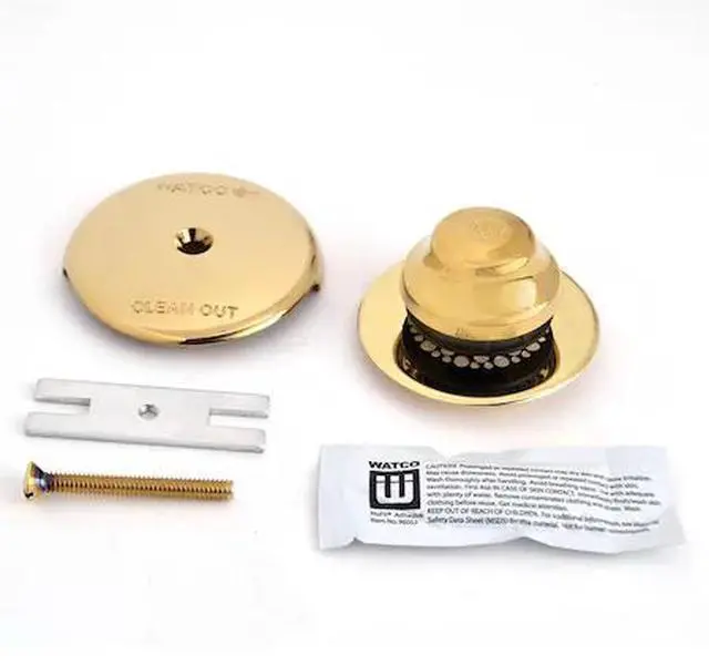 Main image of WATCO 48700-FA-PB-G Univ. NuFit FootActu w-Grid and 1-Hole Overflow - Silicone