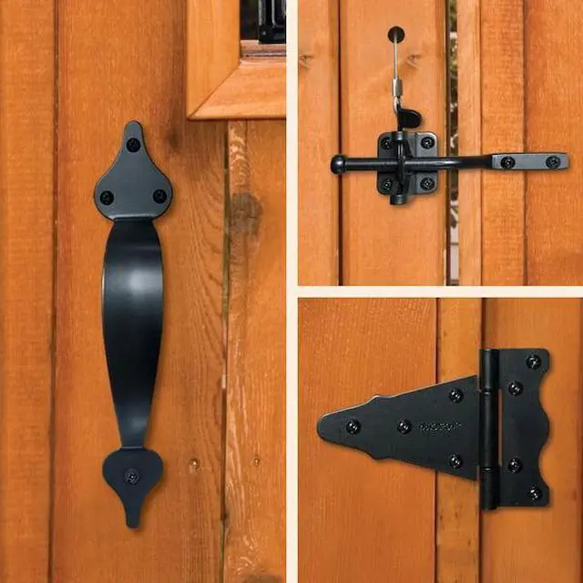 Alt view image 5 of 7 - Nuvo Iron Wooden Gate Combo Kit Deluxe Part # WGCKH