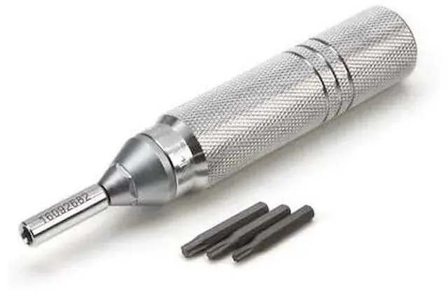 Main image of STEELMAN 96198 TPMS 12-Inch-Pound Valve Stem Torque Tool with Bits