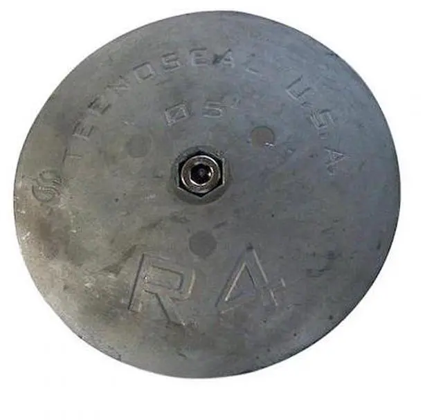 Alt view image 4 of 5 - Tecnoseal R4 Rudder Anode - Zinc - 5" Diameter
