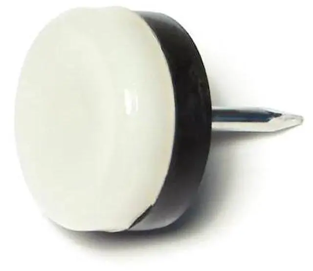 Main image of MIDWEST FASTENER 76624 7/8" Natural Nylon Plastic Cushion Tack Glides 10PK
