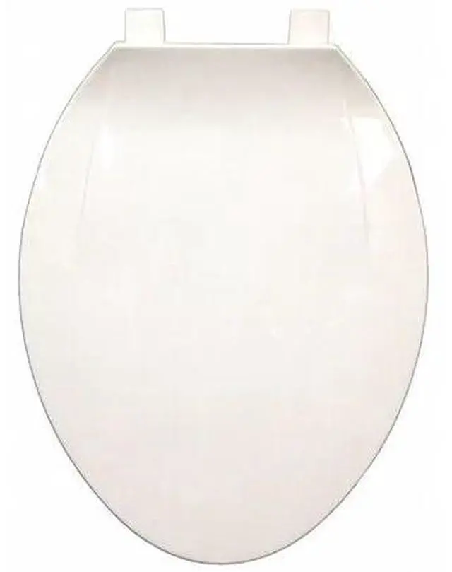 Main image of JONES STEPHENS U100600 Utlty Grd/Lght Dty Plstc Seat,Wht,Elongt With Cover,