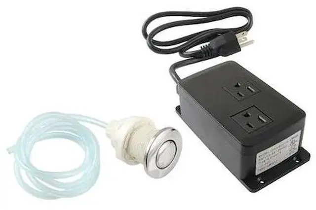 Main image of KINGSTON BRASS KADK311 Dual Outlet Garbage Disposal Air Switch Kit, Polished