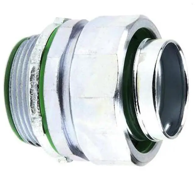 Main image of DOTTIE SL75I Conduit Fitting Connector, 3/4 in, Threaded, Steel, Zinc Plated