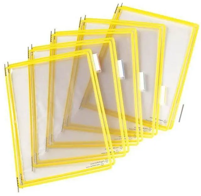 Alt view image 2 of 2 - TARIFOLD P040 Pivoting Pockets,Yellow,PK10