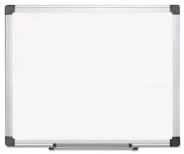 Alt view image 2 of 9 - MasterVision Porcelain Value Dry Erase Board 36 x 48 White Aluminum Frame CR0801170MV