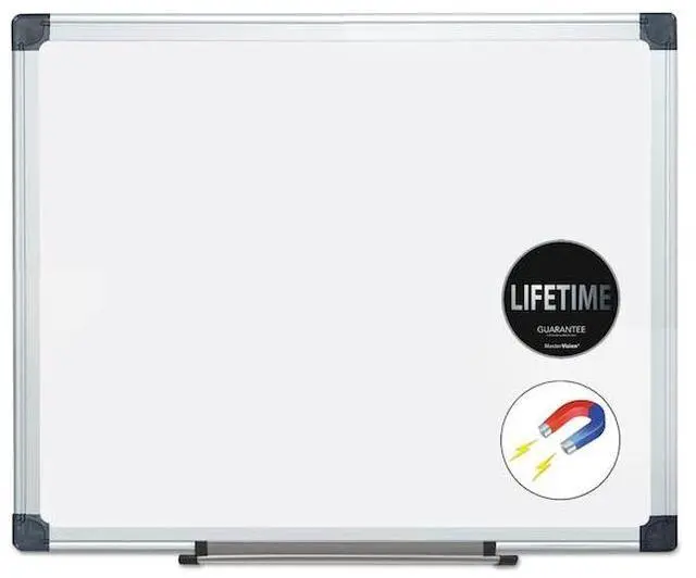 Alt view image 5 of 9 - MasterVision Porcelain Value Dry Erase Board 36 x 48 White Aluminum Frame CR0801170MV