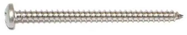 Main image of MIDWEST FASTENER 53568 Sheet Metal Screw, #12 x 3 in, 18-8 Stainless Steel Pan