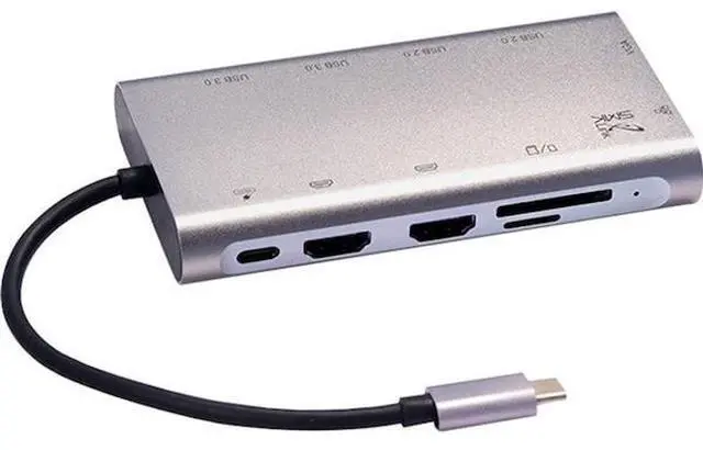 Alt view image 17 of 19 - SMK-LINK VP6950 USB C 100W Mini Docking Statio