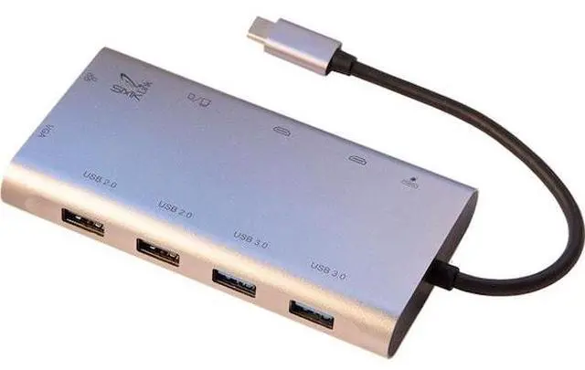Alt view image 19 of 19 - SMK-LINK VP6950 USB C 100W Mini Docking Statio
