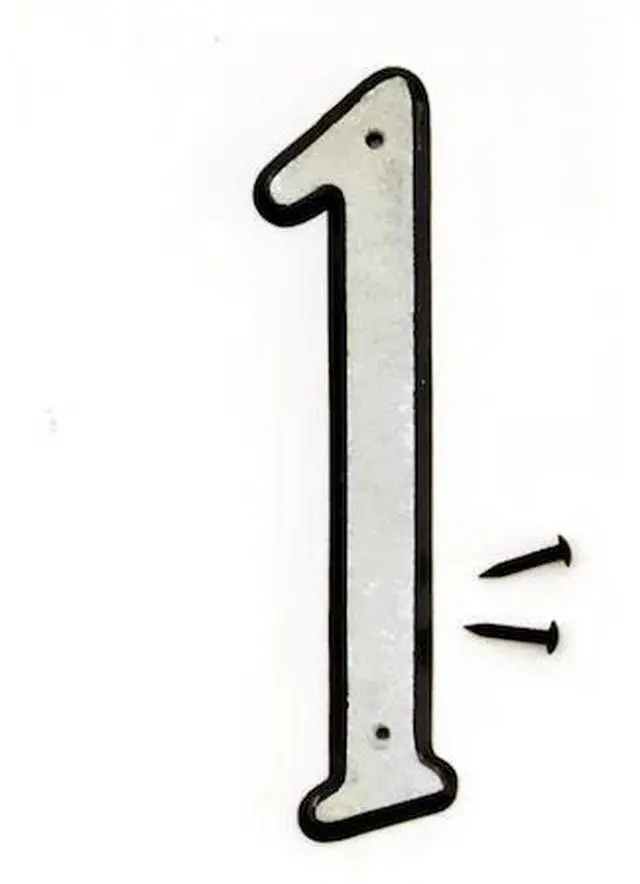 Alt view image 4 of 4 - Hy-Ko 4 In. White House Number One 30601