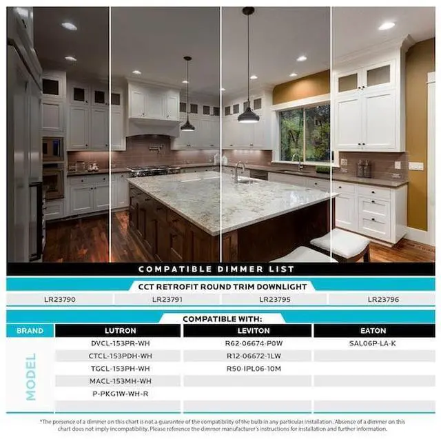 Alt view image 6 of 7 - LUXRITE LR23796-16PK 5/6 Inch LED Recessed Can Lights 5 CCT 2700K-5000K 14W