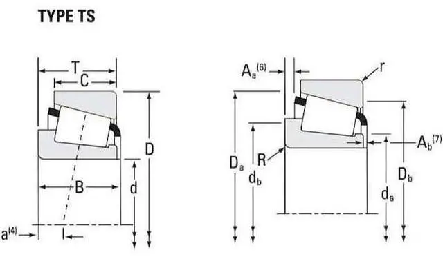 Alt view image 2 of 2 - TIMKEN L45449 TIM-L45449, Tapered Roller Bearing 4 Od, Trb Single Cone 4 Od,