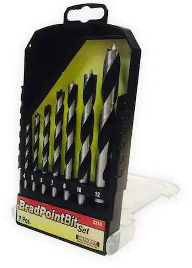 Main image of MILESCRAFT 2318 7pc. Metric Brad Point Drill Bit Set