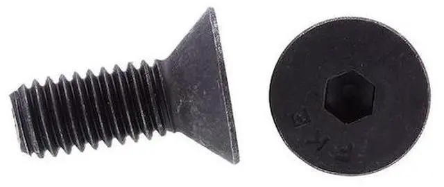 Alt view image 3 of 4 - PRIME-LINE 9174398 3/8"-16 Socket Head Cap Screw, Flat, Black Oxide Alloy