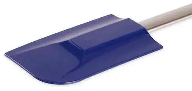 Alt view image 2 of 2 - RSVP International Endurance Kitchen Tool Collection Silicone Spatula, Stainless Steel Handle, 11x2.5", Blue