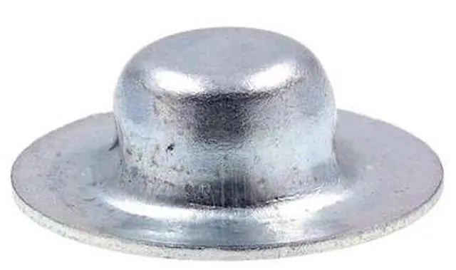Main image of PRIME-LINE 9078488 Axle Hat Push Nuts, 1/4 in., Zinc Plated Steel 100 Pack