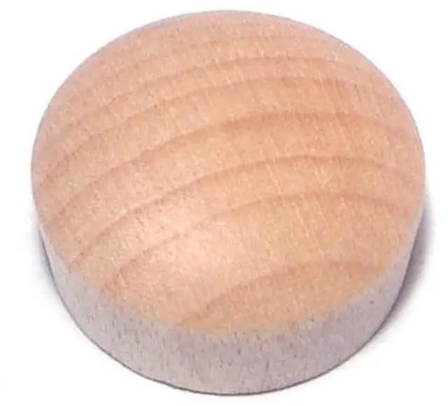 Main image of MIDWEST FASTENER 08891 1/2" Birch Wood Round Head Plugs 100PK