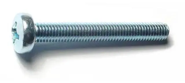 Main image of MIDWEST FASTENER 51590 M8-1.25 x 60 mm Phillips Pan Machine Screw, Zinc Plated