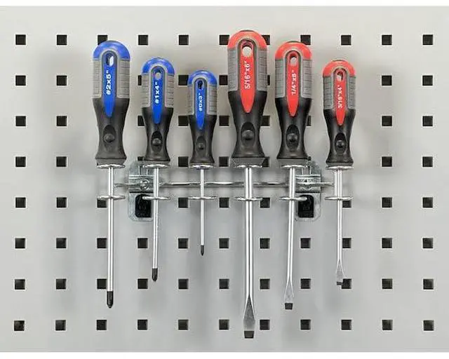 Alt view image 5 of 5 - TRITON PRODUCTS 56666 9 In. W Steel Multi-Ring Tool Holder for LocBoard, PK2