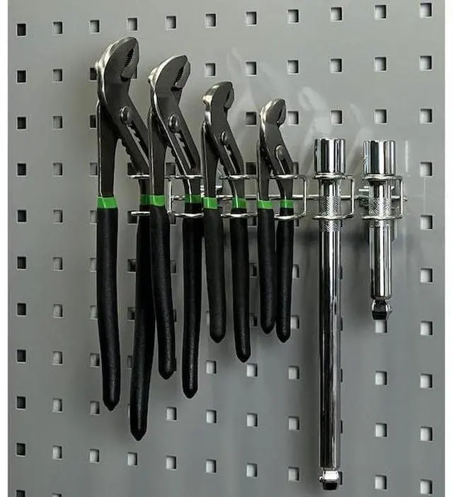 Alt view image 4 of 5 - TRITON PRODUCTS 56666 9 In. W Steel Multi-Ring Tool Holder for LocBoard, PK2