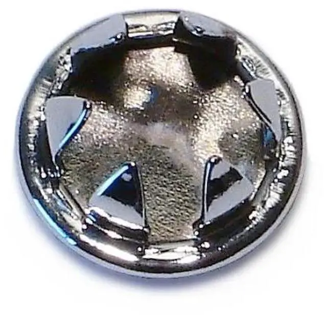 Main image of MIDWEST FASTENER 79901 1/2" Chrome Plated Steel Hole Plugs 10PK