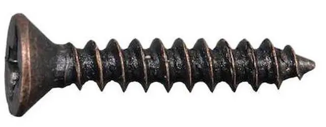 Main image of MIDWEST FASTENER 930983 Wood Screw, #5, 3/4 in, Bronze Steel Flat Head Phillips
