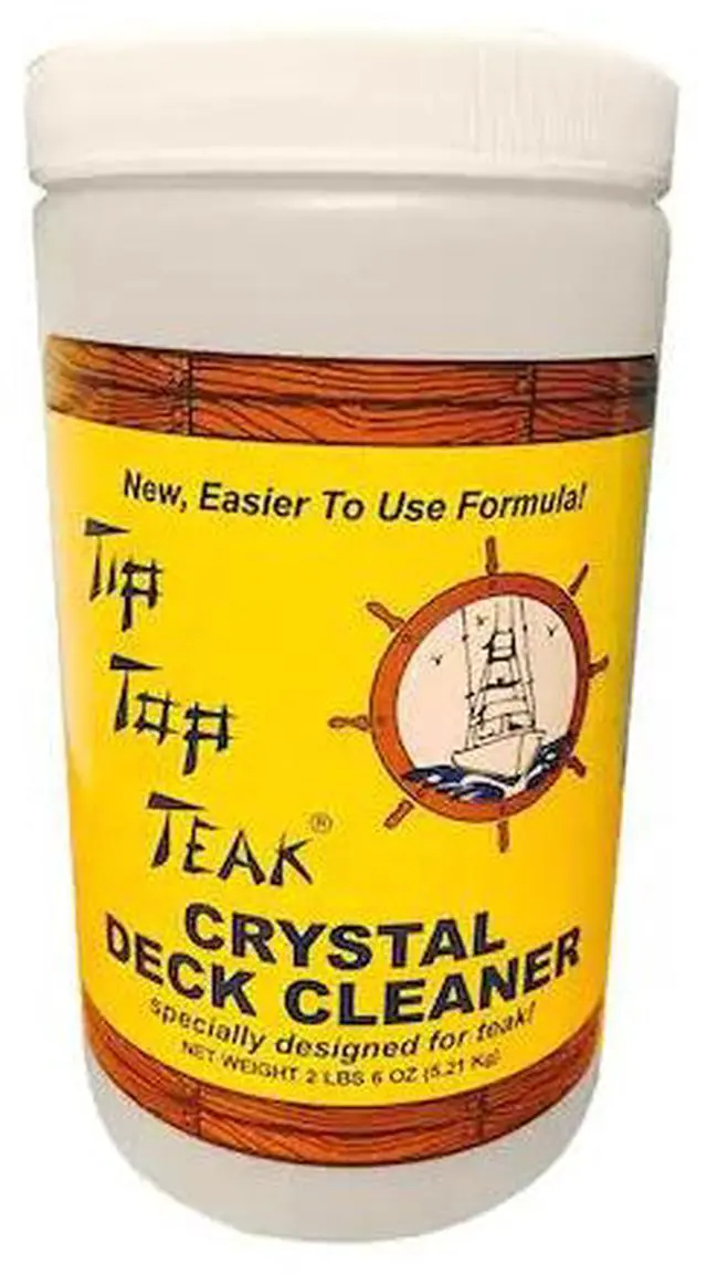Alt view image 6 of 6 - Tip Top Teak Crystal Deck Cleaner - Quart (2lbs 6oz)
