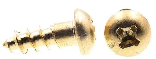 Alt view image 4 of 4 - PRIME-LINE 9207727 Wood Screw, Round Head, Phillips Drive No. 8 X 1/2in Solid