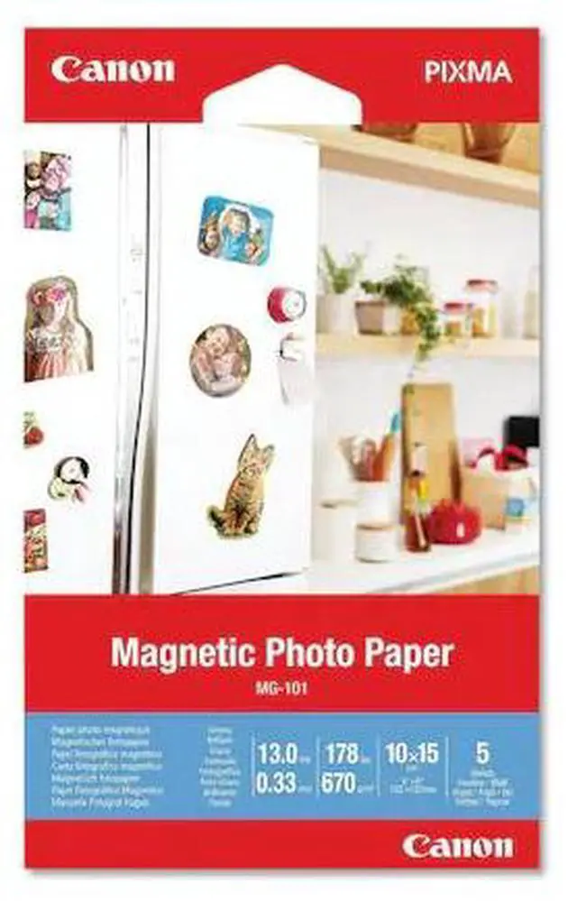 Alt view image 6 of 7 - MG-101 4 x 6 Magnetic Photo Paper (5 sheets/pkg)