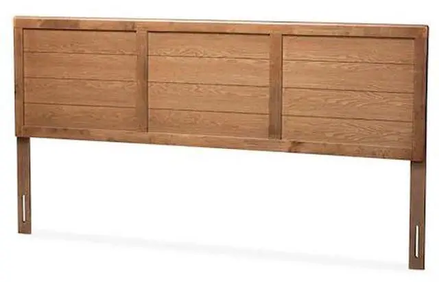 Main image of BAXTON STUDIO 156-9427 Seren Mid-Century Walnut Brown Finished Wood King Size