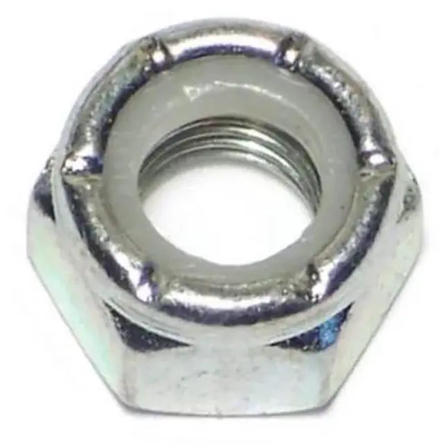 Main image of MIDWEST FASTENER 03662 Nylon Insert Lock Nut, 5/16"-24, Steel, Grade 2, Zinc