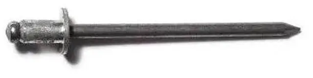 Main image of MIDWEST FASTENER 51087 Blind Rivet, Dome Head, 5/32 in Dia., 1/8 in L, Steel