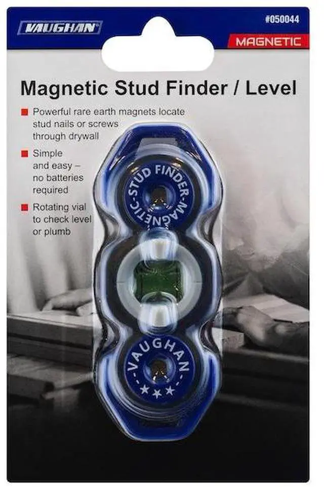 Alt view image 8 of 11 - Vaughan 1 Pack Magnetic Stud Finder Pocket Sized No Batteries Needed - 050044