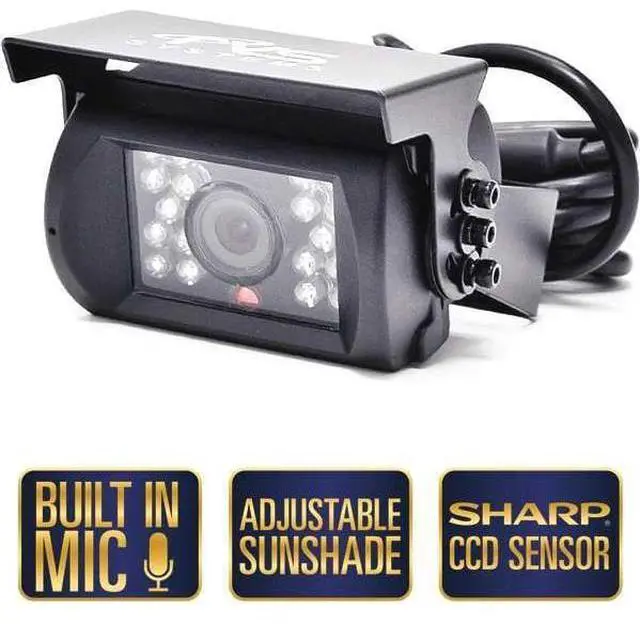 Alt view image 2 of 3 - REAR VIEW SAFETY/RVS SYSTEMS RVS-770619-NM Rear View Camera System,CCD,130 deg.