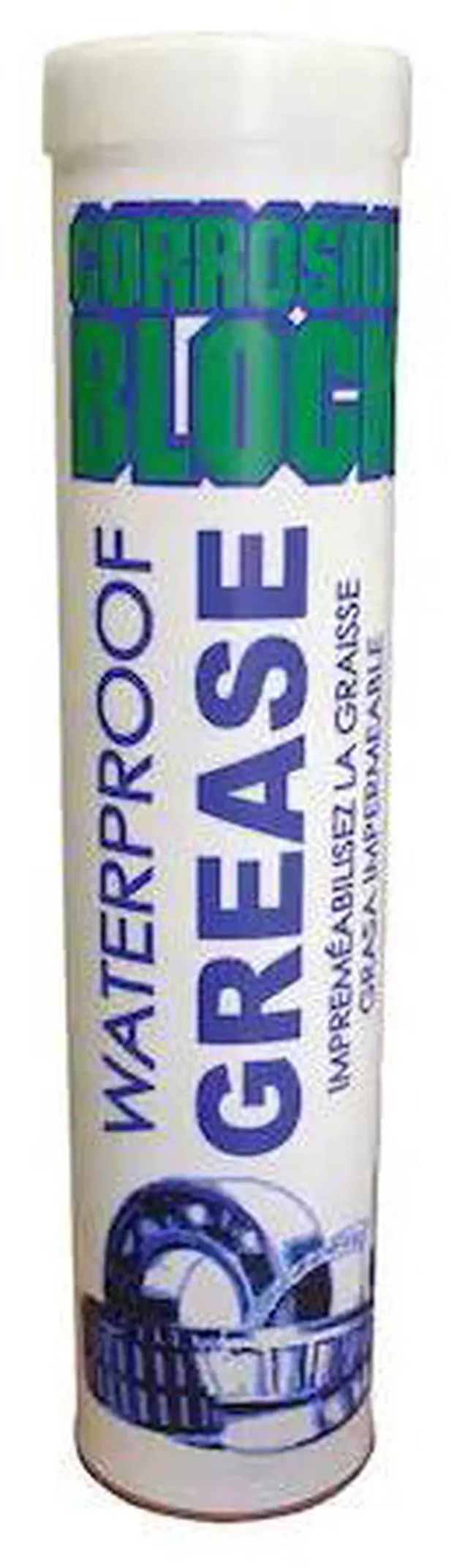 Alt view image 5 of 5 - Corrosion Block High Performance Waterproof Grease - 14oz Cartridge - Non-Hazmat, Non-Flammable & Non-Toxic