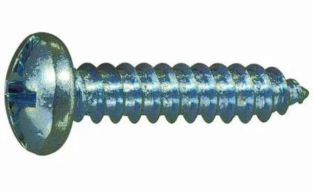 Main image of MIDWEST FASTENER 03200 Sheet Metal Screw, #12 x 1 in, Zinc Plated Steel Pan