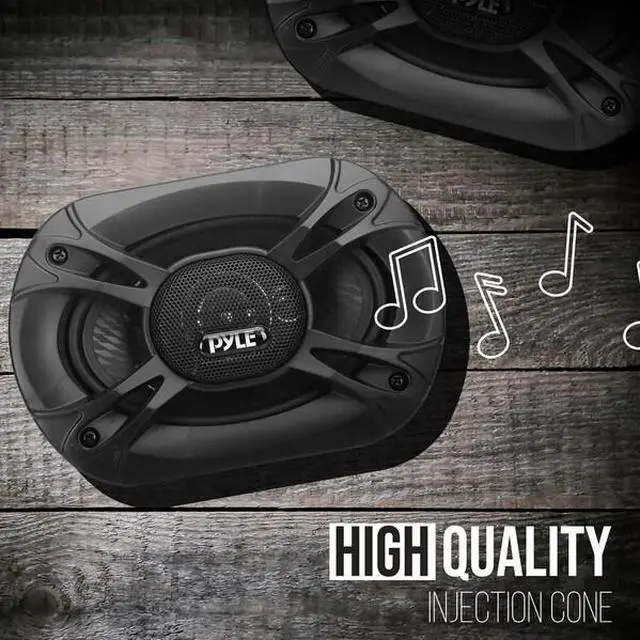 Alt view image 4 of 8 - Pyle 3-Way Universal Car Stereo Speakers - 400W 6 X 8 Triaxial Loud Pro Audio Car Speaker Universal Oem Quick Replacement Component Speaker Vehicle Door/Side Panel Mount Compatible Pl6183Bk (Pair)