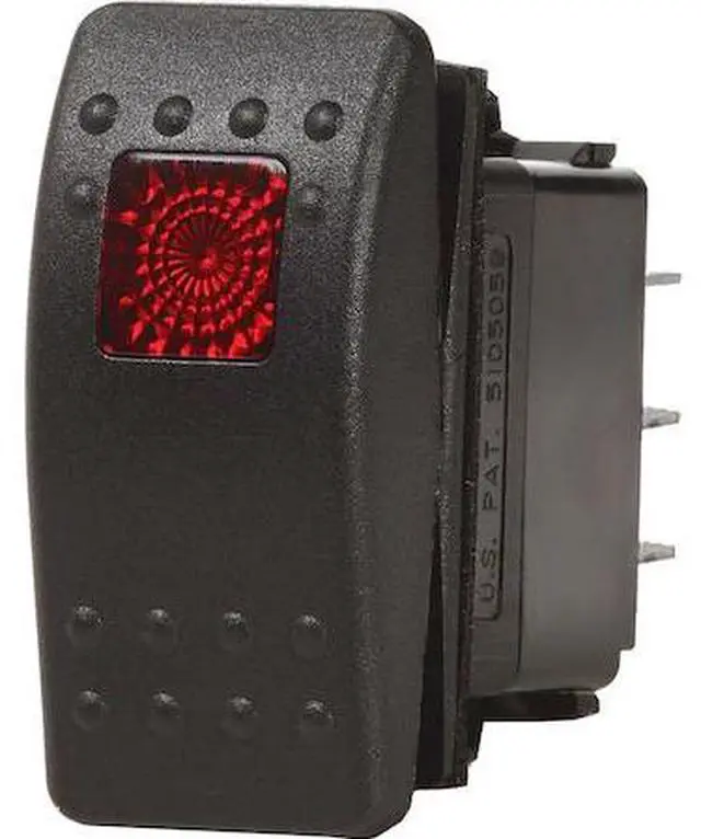 Alt view image 5 of 5 - Blue Sea Systems Contura II Switch DPST Black - OFF-ON - 7934