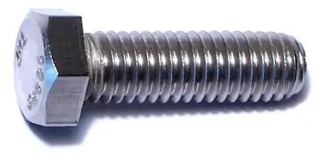 Main image of MIDWEST FASTENER 62603 18-8, 3/8"-16 Hex Head Cap Screw, Plain Stainless Steel,