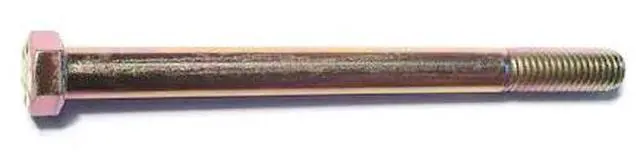 Main image of MIDWEST FASTENER 51613 Grade 8, 7/16"-14 Hex Head Cap Screw, Zinc Yellow Steel,
