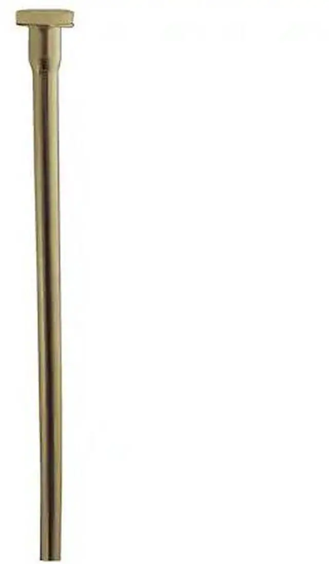 Alt view image 2 of 2 - Kingston Brass CF38302 Complement 30-Inch X 3/8-Inch Diameter Flat Closet Supply, Polished Brass