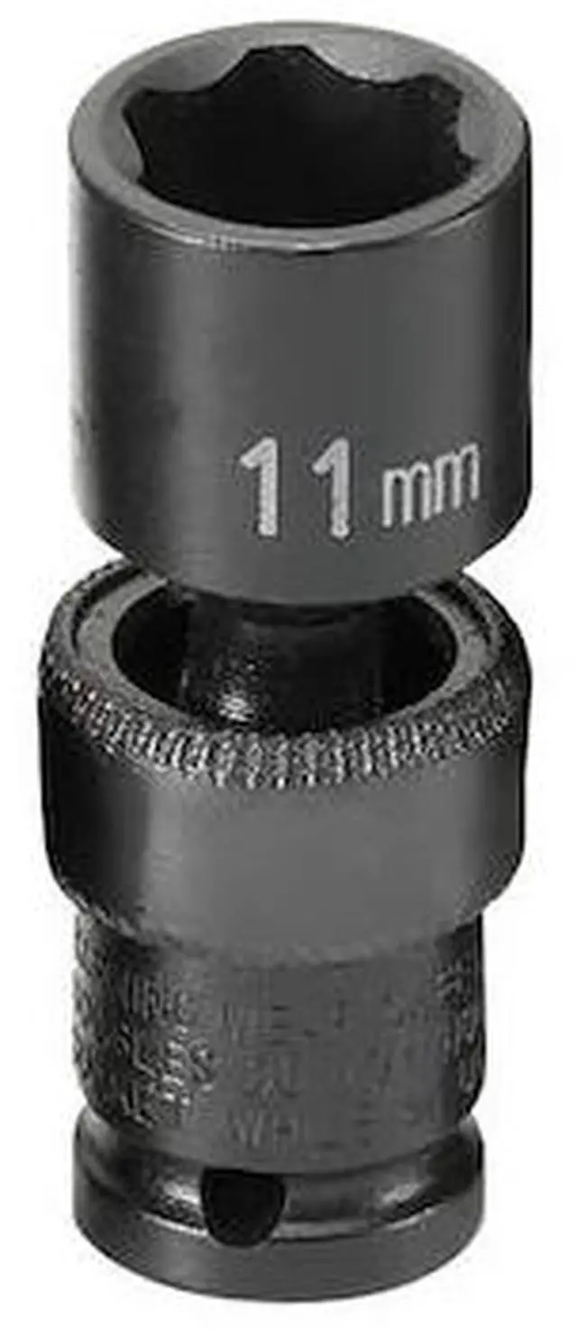 Main image of GREY PNEUMATIC 911UMS 1/4" Drive, 11mm Size, Metric Socket, 6s Points,