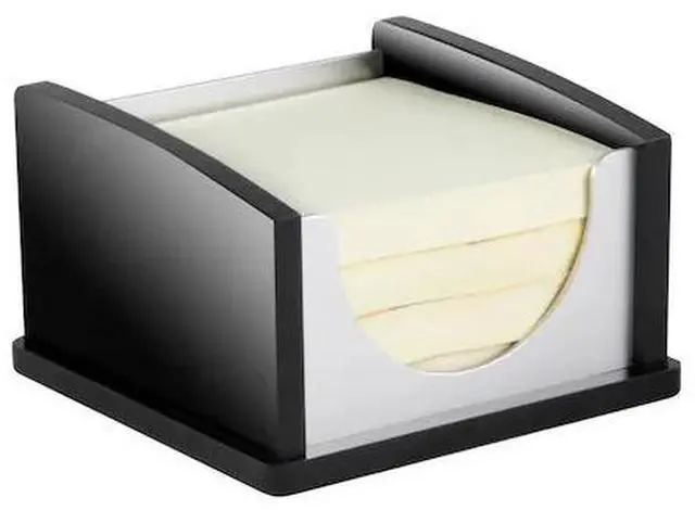 Alt view image 2 of 7 - Kantek KTKBA305 Memo Pad Holder- Aluminum- Black-Acrylic