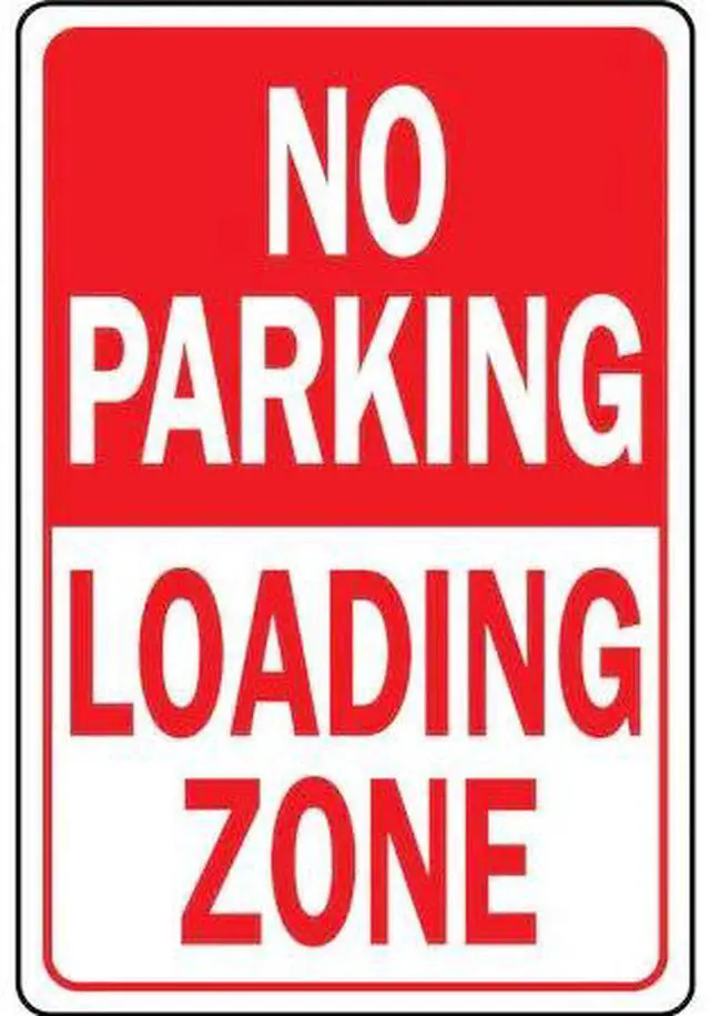 Main image of HY-KO A11044 Loading Zone Sign 12" x 18"